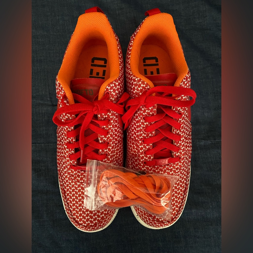 UNDFTD x Lunar Force 1 Low 'University Red'